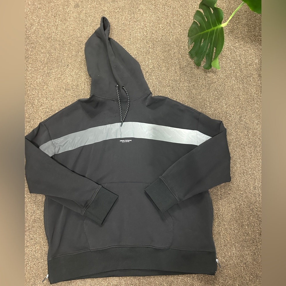 Armani Exchange Black Hoodie